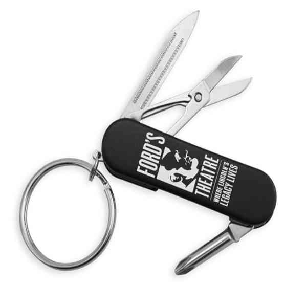 Black Key Ring Pocket Tool